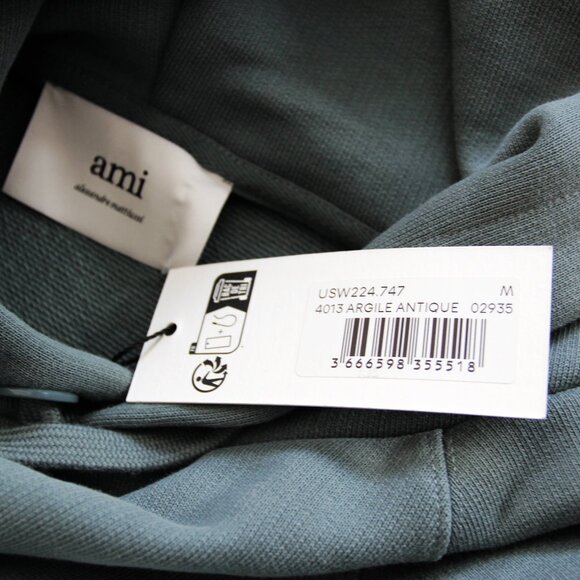 BNWT AW24 AMI ARGILE ANTIQUE HOODIE S & M - Picture 11 of 14